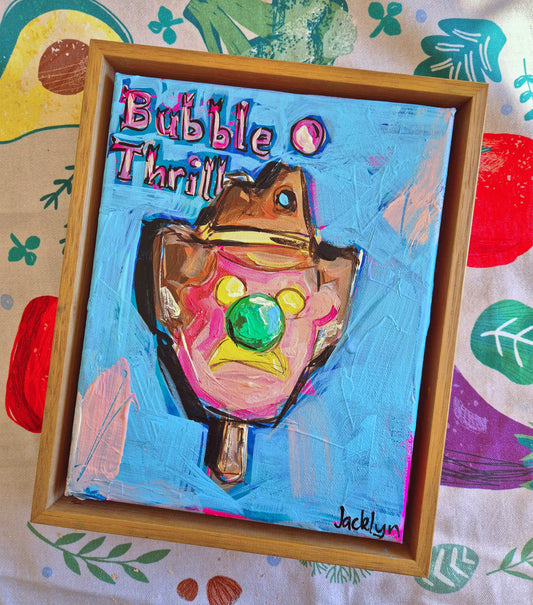 Bubble O' Thrill | Mini Original Artwork