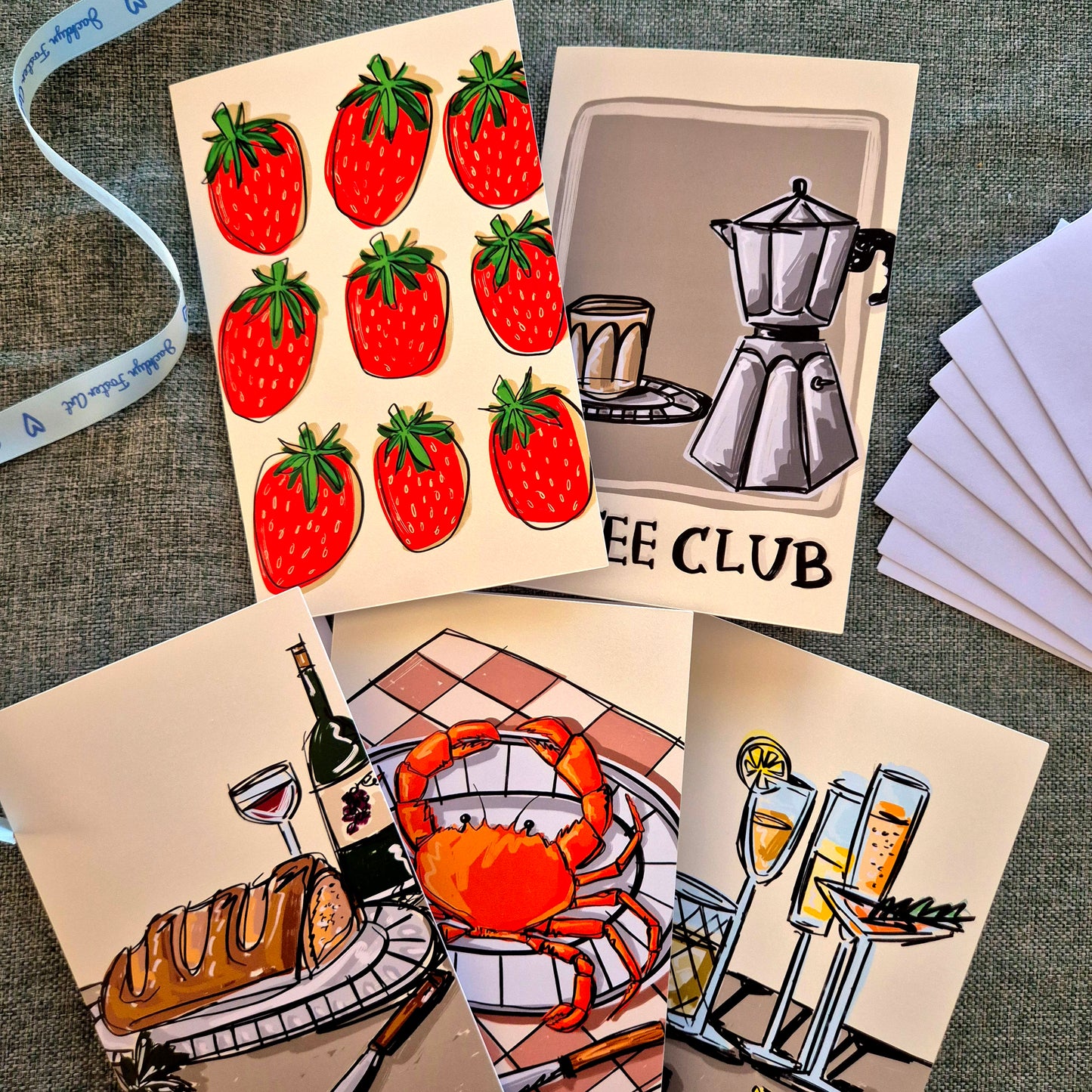 Kitchen Poster Club| Greeting Card Pack