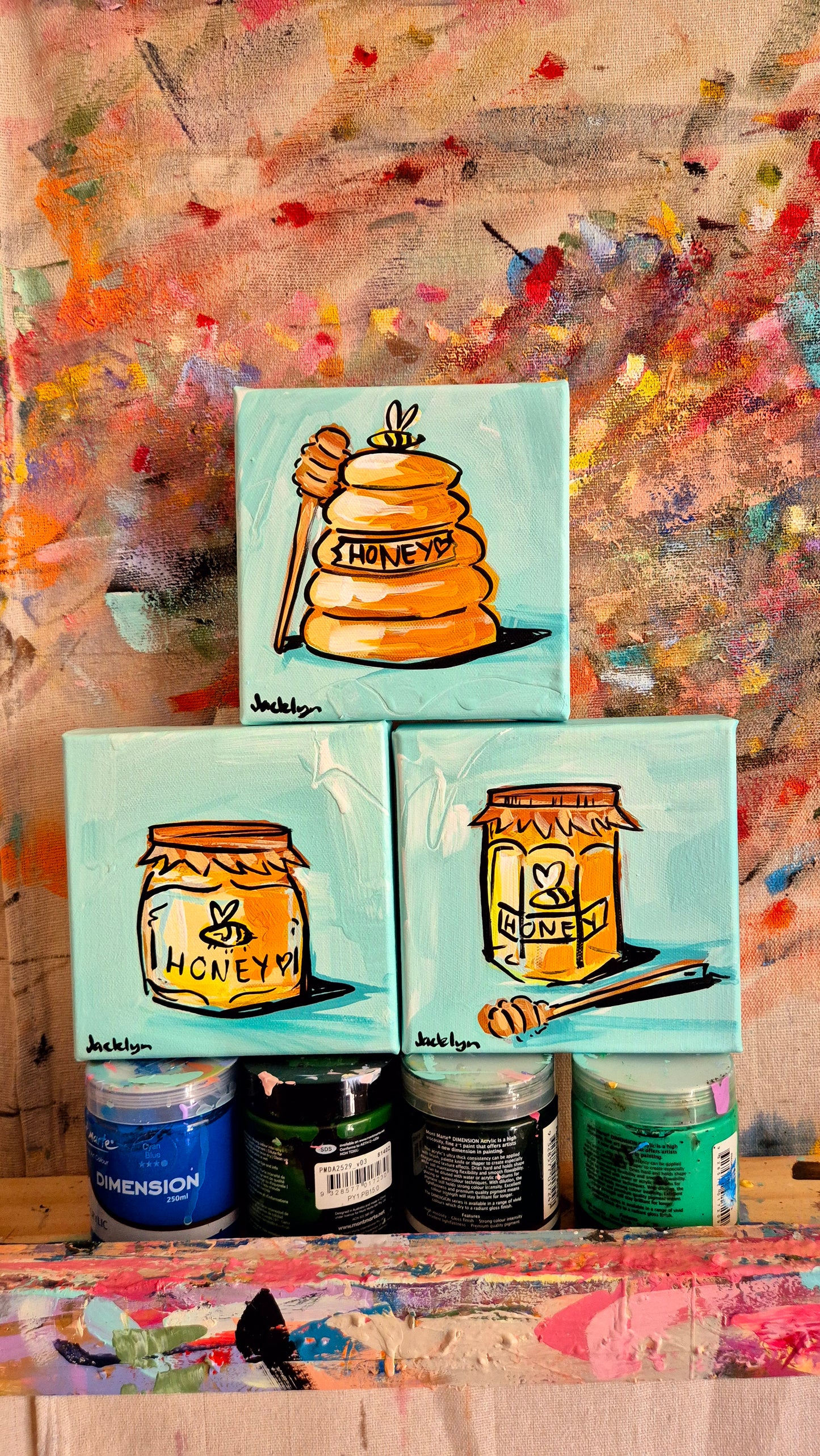 Honey Pot #1 | Mini Original Artwork