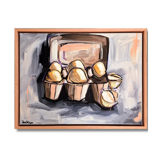 Half A Dozen (Egg Carton) | Original Artwork