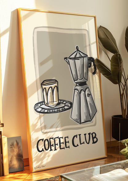 Coffee Club | Kitchen Poster Club