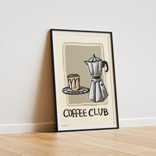 Coffee Club | Kitchen Poster Club