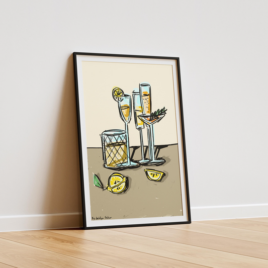 Cocktail Hour | Kitchen Poster Club