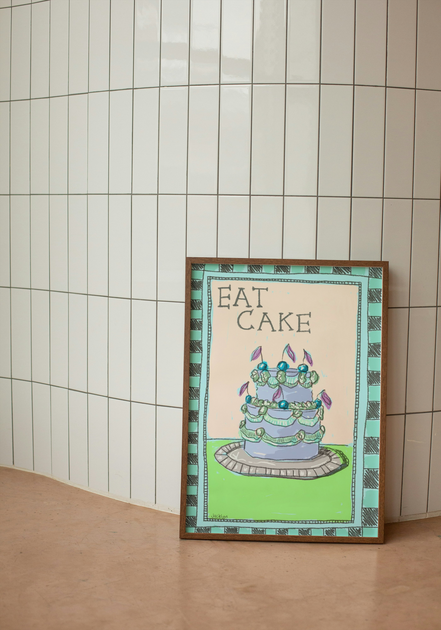 Eat Cake - Poster Print