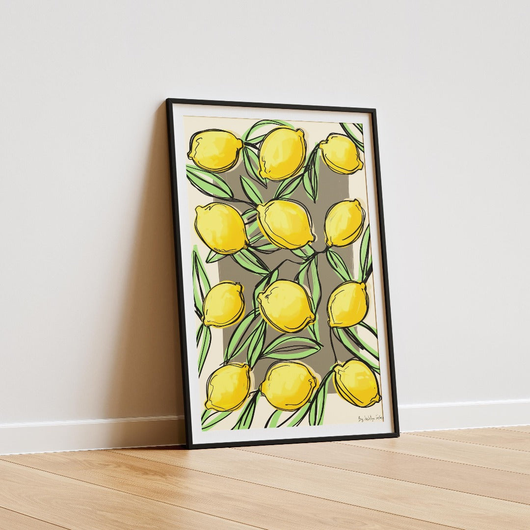 Lemons | Kitchen Poster Club