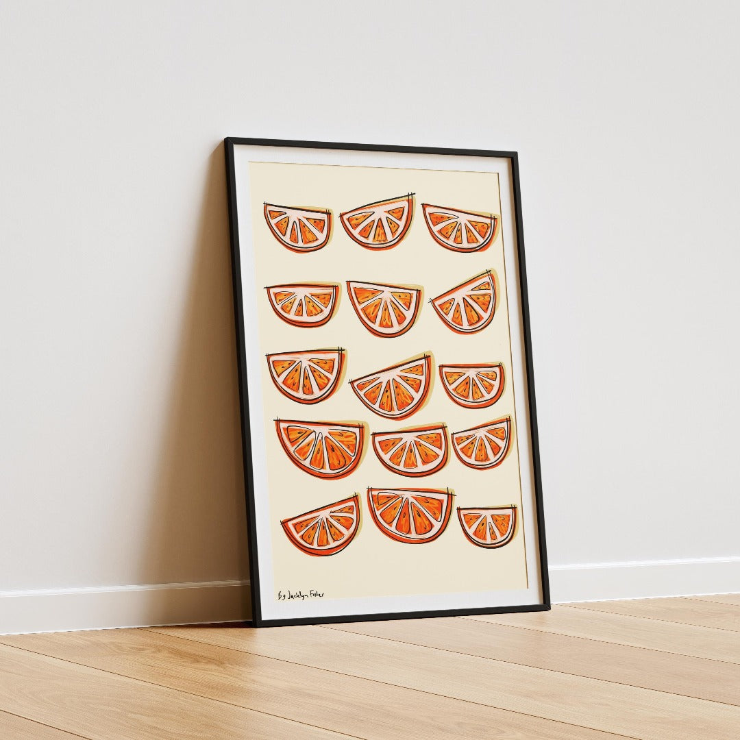 Orange Citrus | Kitchen Poster Club