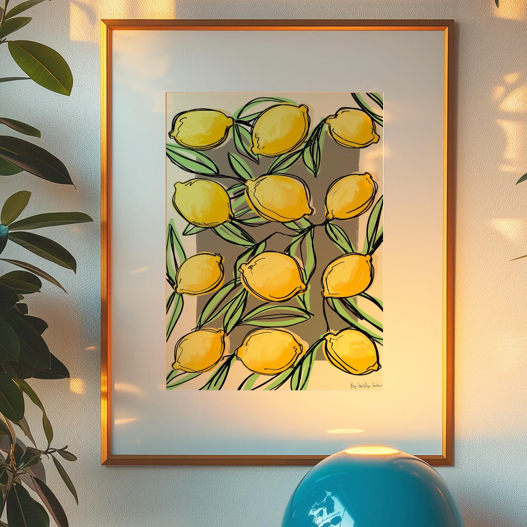 Lemons | Kitchen Poster Club