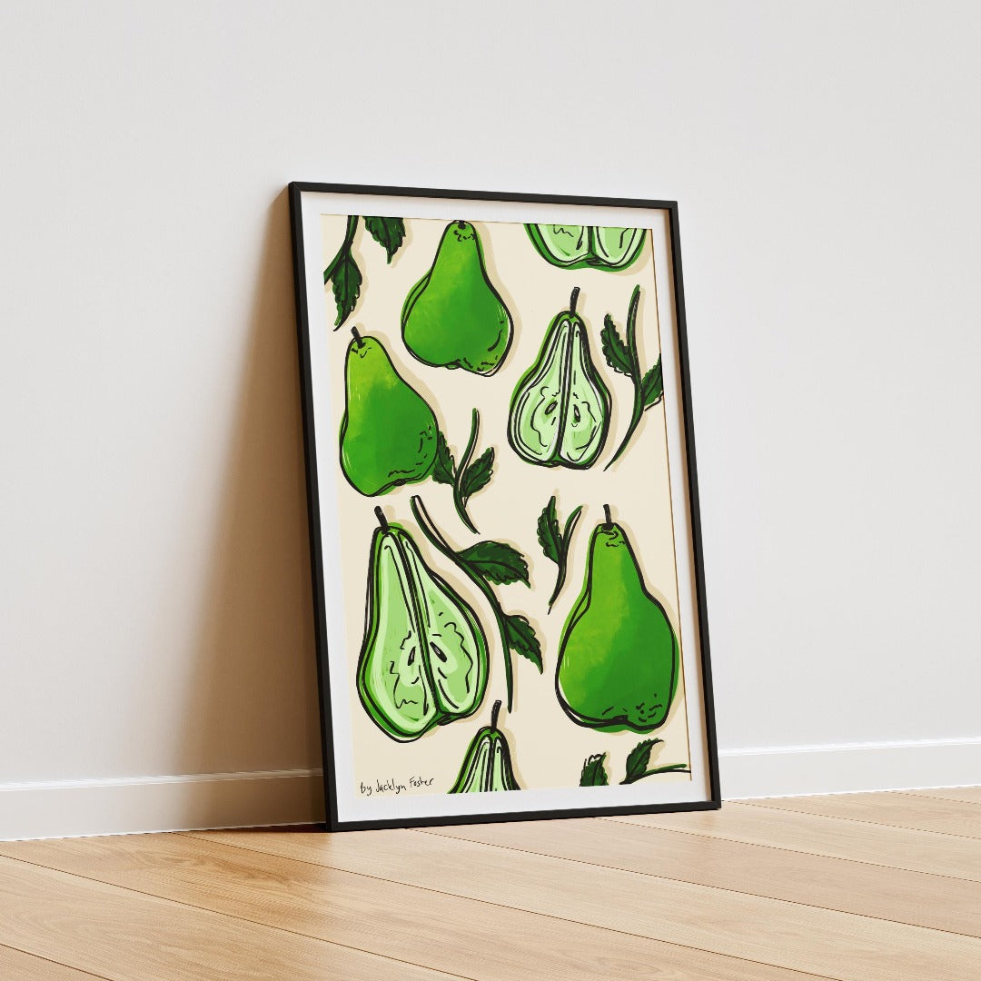 Pears | Kitchen Poster Club