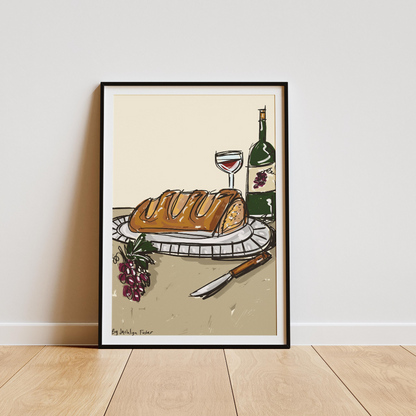 Bread & Wine | Kitchen Poster Club