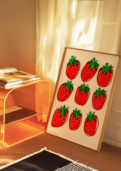 Strawberries | Kitchen Poster Club