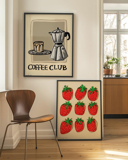 Coffee Club | Kitchen Poster Club