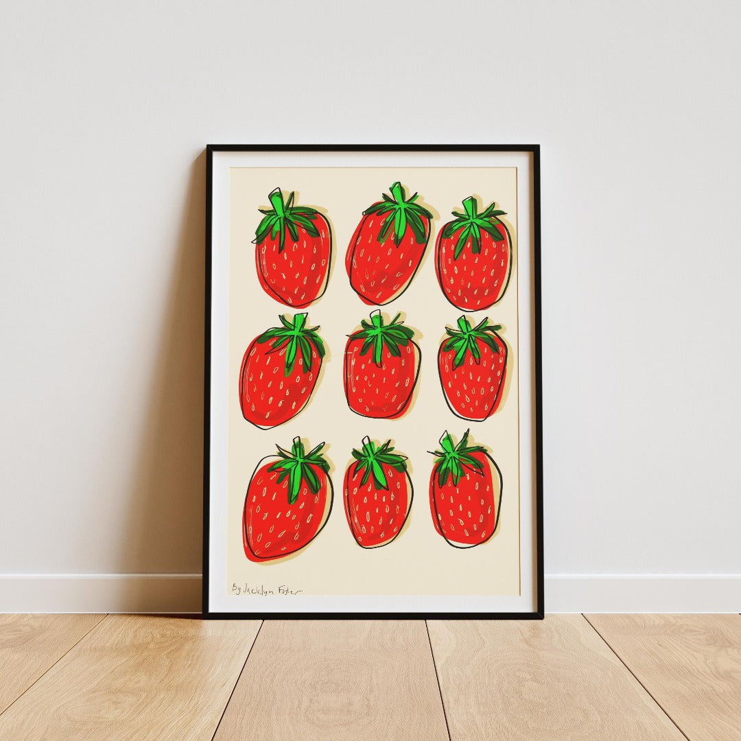 Strawberries | Kitchen Poster Club